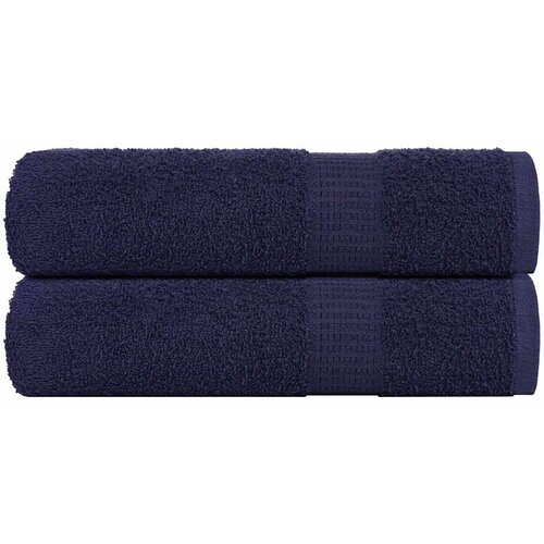 vidaXL Brisače za tuširanje FROGN 2 kosa temno modre 70x140 cm 360 g/m², (5000307588) Cene