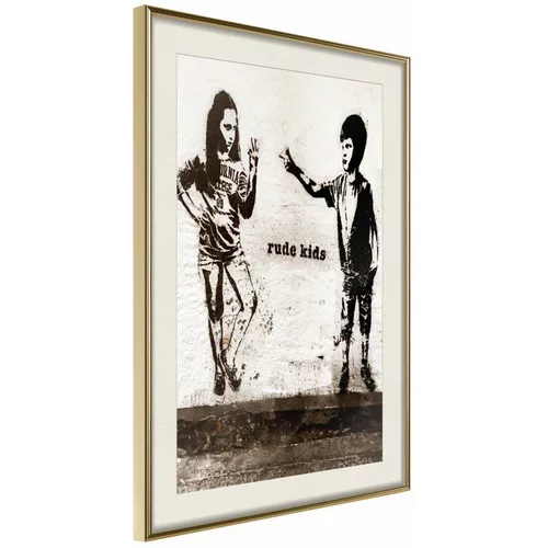  Poster - Banksy: Rude Kids 20x30