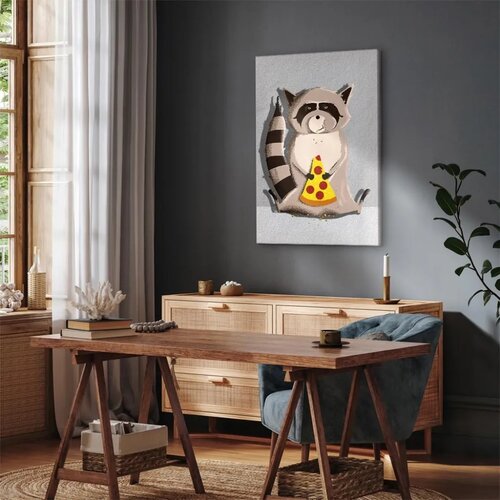  Slika - Gourmand Raccoon (1 Part) Vertical 20x30 Premium Print Slike