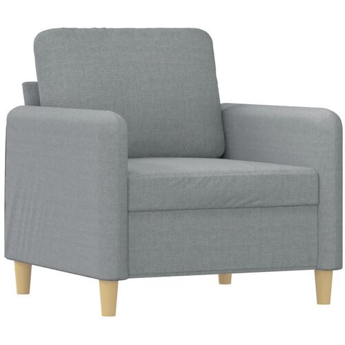  4-dijelni set sofa s jastucima svjetlosivi od tkanine Slike