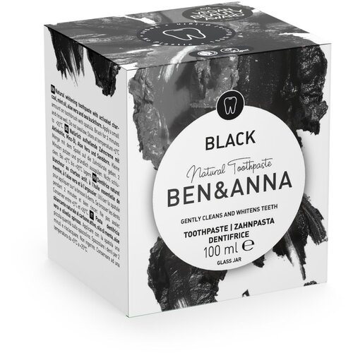 BEN &amp;amp; ANNA Natural Black pasta za zube 100ml Slike