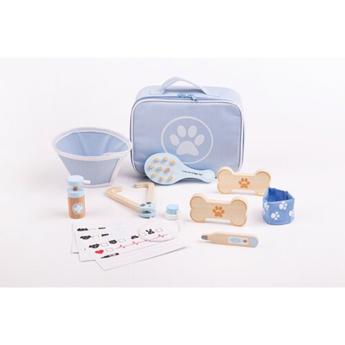 Bigjigs Toys Vet Set komplet igrač iz lesa 3 y+ 12 kos Cene