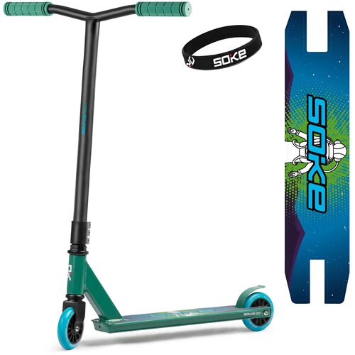 Janshop Tekmovalni skuter Soke Go! Zeleno-modro, (21225883) Slike