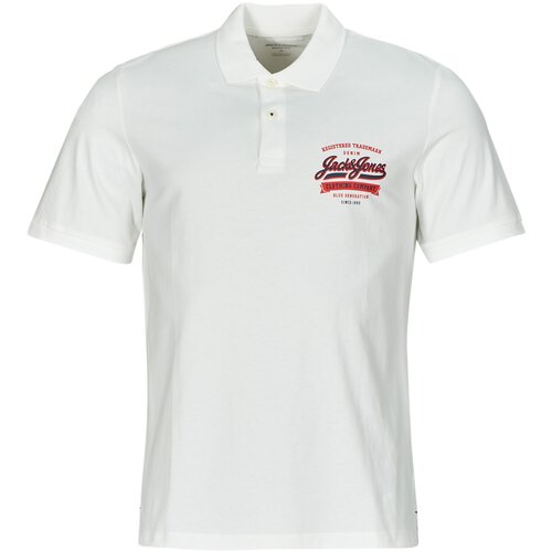 Jack & Jones Polo majice kratki rokavi JJELOGO POLO SS 2 COL SS24 SN Bela Cene