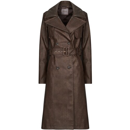 Guess CARMEN PU TRENCH Smeđa Cijene