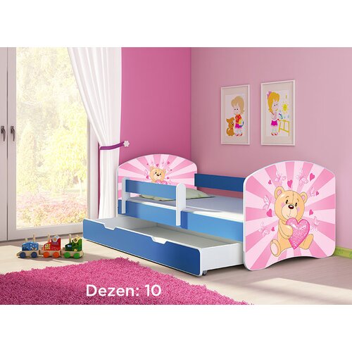  krevet za decu blue sa fiokom 160X80 acma 2 45 dezena Cene