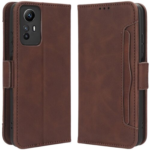 INORCO Za Xiaomi Redmi Note 12S 4G PU usnjena torbica z več režami za kartice, stojalo za mobilni telefon, pokrov denarnice, (22036382) Slike
