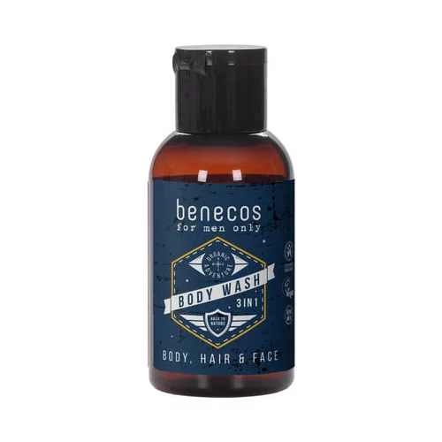 Benecos For men only 3in1 Body Wash - 50 ml