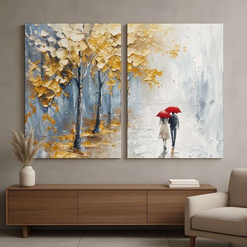 Wallity Zidna slika DEV6, 160x120 cm, 2 dijela Cijene