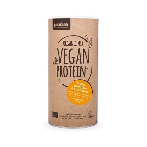 Purasana veganska mješavina proteina iz bundeve-suncokreta-konoplje - neutralno Cijene