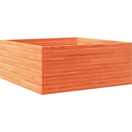 vidaXL Vrtno cvetlično korito voščeno 110x110x46 cm trdna borovina, (21266419) Cene