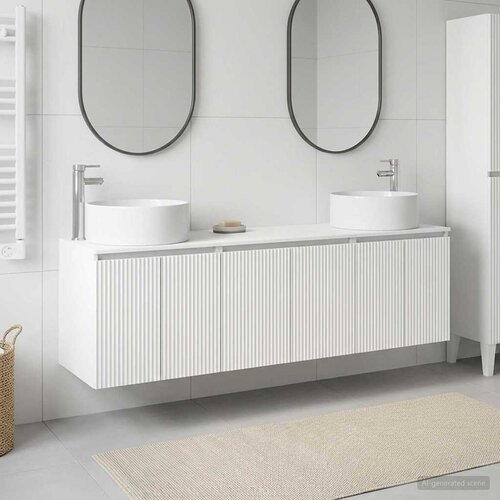  Set ormarića za kupaonicu 3 kom. Bijela 49,5 x 44,5 x 65,5 cm Cene