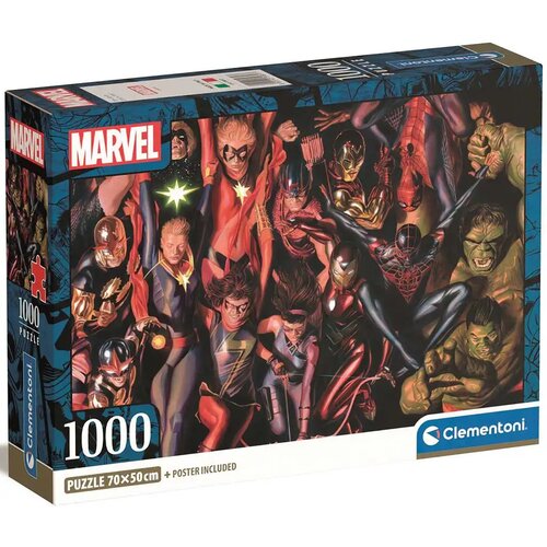 Clementoni Slagalica Marvel Avengers, 1000 dijelova Cene