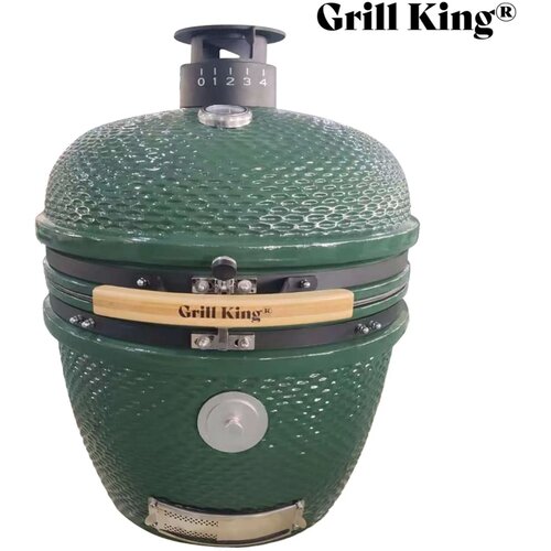 Grill King Kamado EGG PRO MAX 24" Series III keramički roštilj s dimilicom + bogata oprema, 61 cm Cene