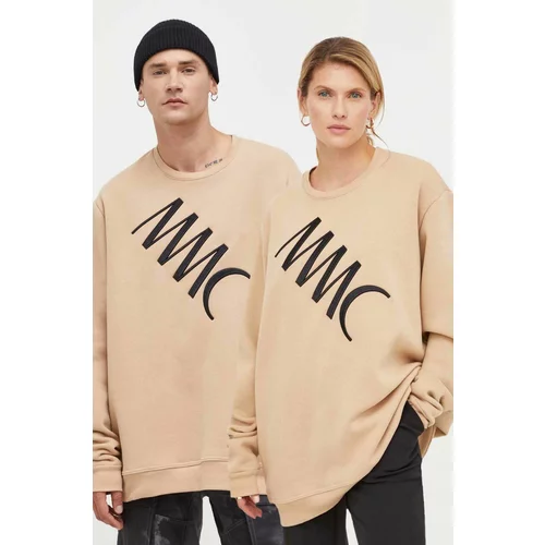 MMC Studio Bombažen pulover bež barva