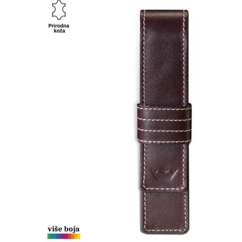 PRINC LEATHER Futrola za jednu olovku &Scaron;tep, Braon Cene