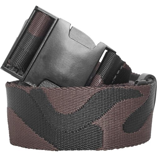 Urban Classics Accessoires Jaquard Camo Belt Black/Brown Slike