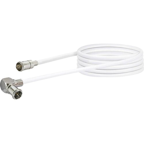 SCHWAIGER Priključni kabel za antene[1x F-Quick vtič - 1x Mini-DAT-vtič] 1.50 m 90 dB bele barve (20431598) Cene