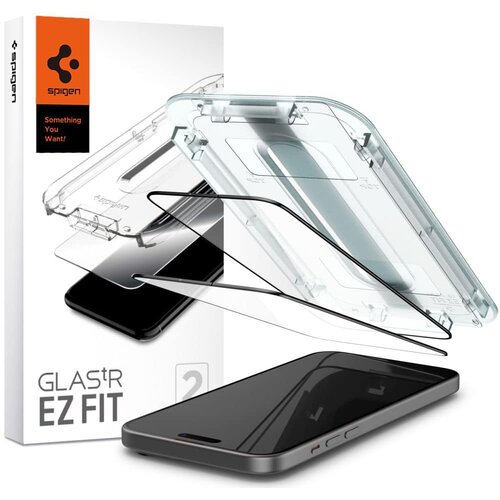 Spigen Glas.tR EZ-FIT (2 kom) za iPhone 16 Plus/15 Plus Cene