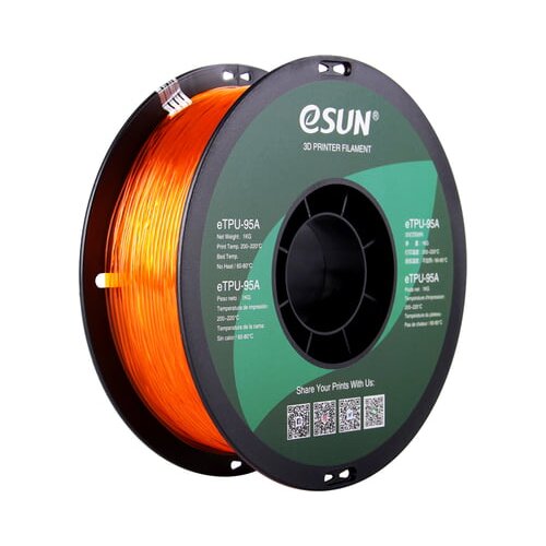 ESUN eTPU-95A Transparent Orange Slike