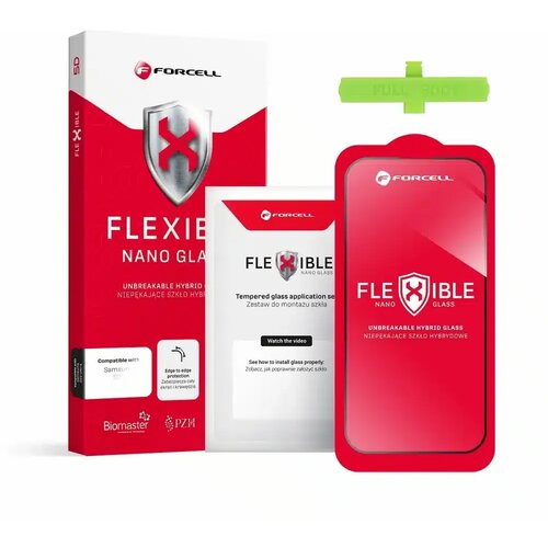 forcell Zastitno staklo FORCELL 5D NANO za iPhone 15 Pro Max (6.7) crno Cene