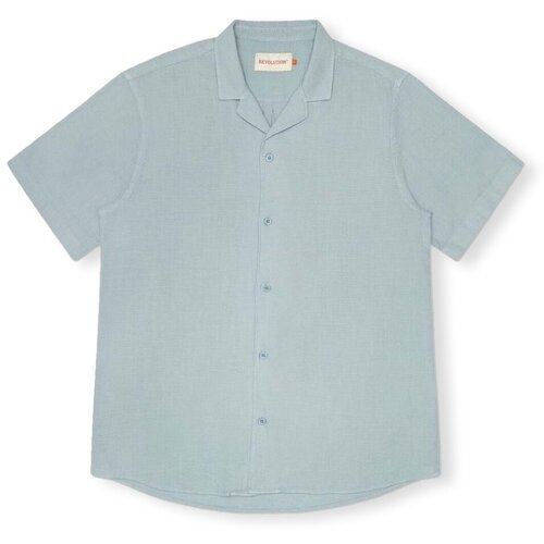 Rvlt Revolution Cuban Shirt - Lightblue Plava Cijene
