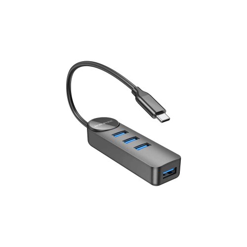  USB HUB Type-C BOROFONE DH5 Erudite 4 port black, USB3.0 Cijene