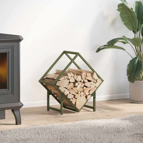  Stalak za drva 50x25x50 cm hladno valjani čelik Slike