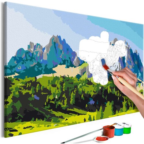  Slika za samostalno slikanje - Dolomite Peaks 60x40 Cijene