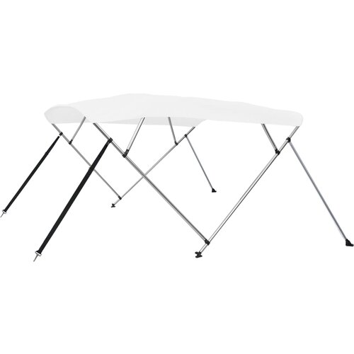 vidaXL Bimini tenda s 4 loki bela 243x180x137 cm Cene