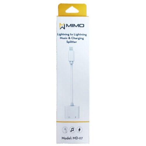  mimo adapter MD-07 ( lightning to lightning music &amp;amp; charging splitter) Slike