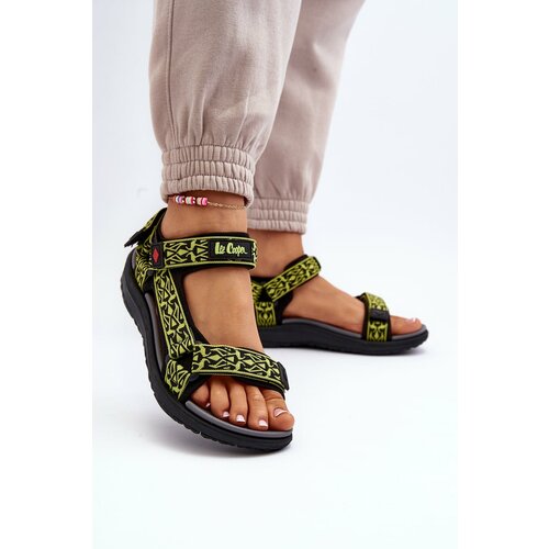 Kesi Lee Cooper Lime Women's Sandals Cene