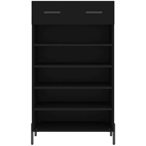  za cipele crni 60 x 35 x 105 cm od konstruiranog drva Slike