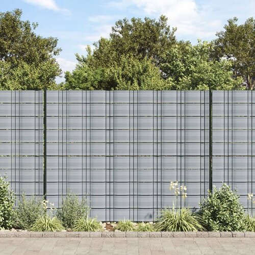  Vrtni zasloni za privatnost 10 kom sivi 252,5x19 cm PVC Cijene