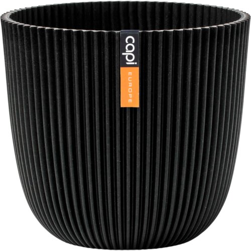  Kroglast cvetlični lonec Indoor &amp;quot;Groove&amp;quot; 16,5x15 cm - črna Slike
