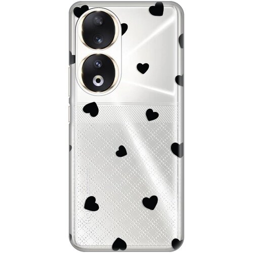 Torbica silikonska print skin za honor 90 hearts Slike