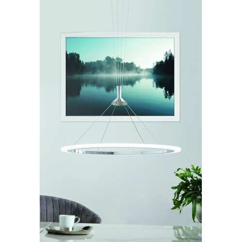 Eglo Hornitos-c visilica/1, led, 37w, rgb-bijela, prom 755, krom/bijela Slike