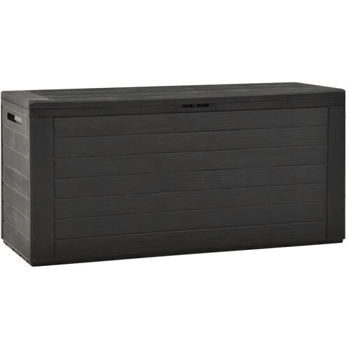 VidaXL Vrtna &amp;scaron;katla za shranjevanje antracitna 116x44x55 cm Slike