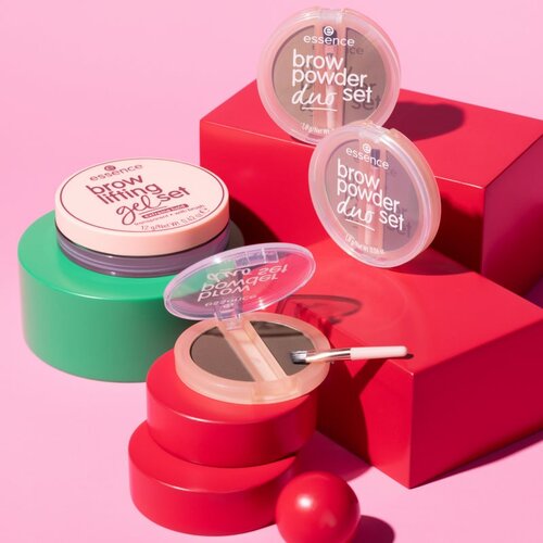 Essence Brow Powder Duo set za obrvi odtenek 03 Dark 1.8 g Slike