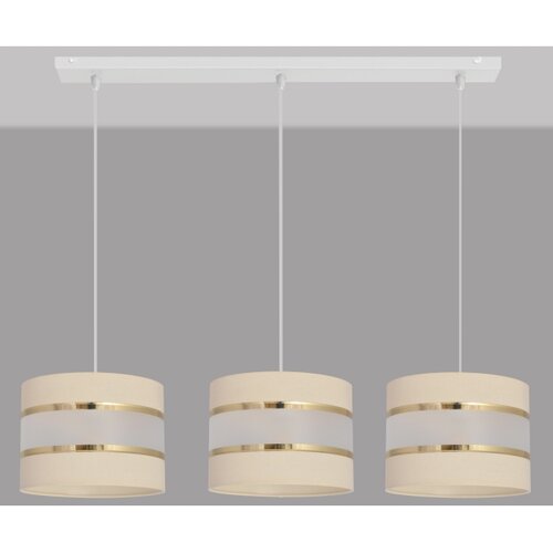  Luster na sajli HELEN 3xE27/15W/230V krem boje Slike