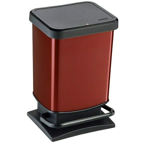 Rotho Kanta za otpad s nožnim mehanizmom Paso (20 l, Crvene boje, Plastika) Cijene