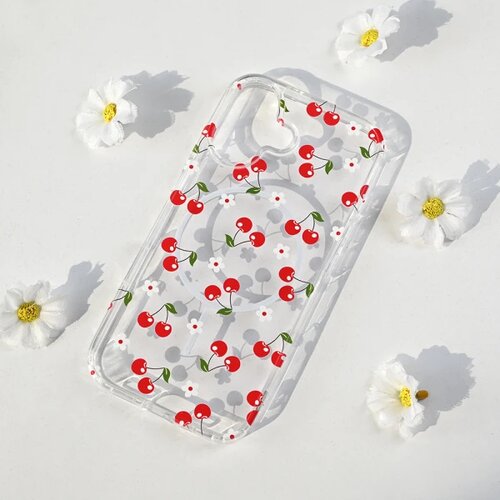  Torbica Print Magsafe za iPhone 17 6.3 Cute Cherries Cene