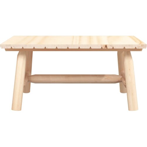  Stolić za kavu 90 x 50 x 41 cm od masivnog drva smreke Slike