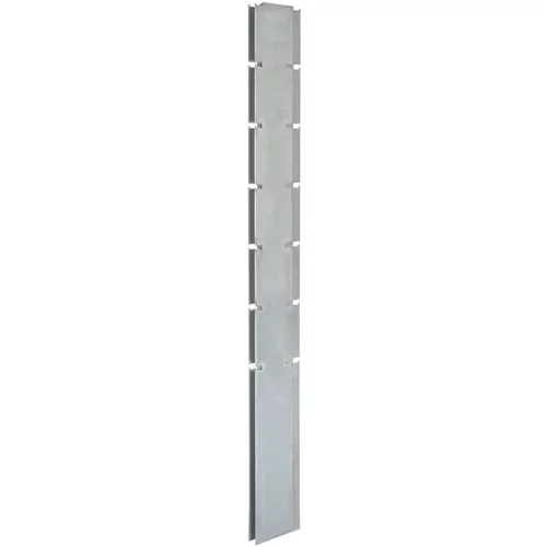  Stup za gabionsku ogradu srebrni 180 cm od pocinčanog čelika