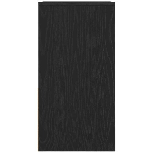  Noćni ormarići s ladicom 2 kom crni hrast 35x34x66,5 cm Slike