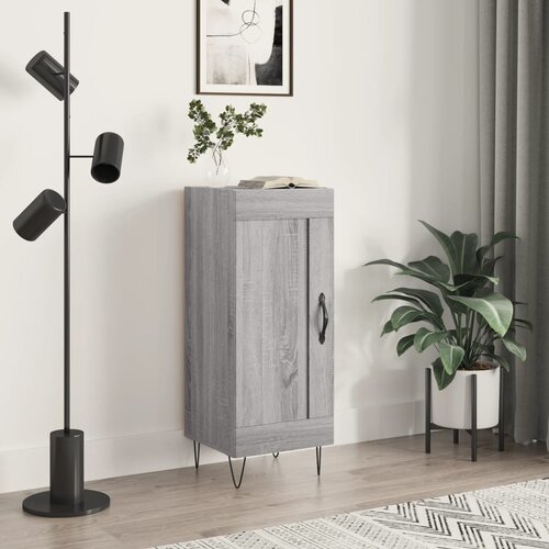The Living Store Komoda siva sonoma 34,5x34x90 cm inženirski les - Komoda, (21662365) Cene
