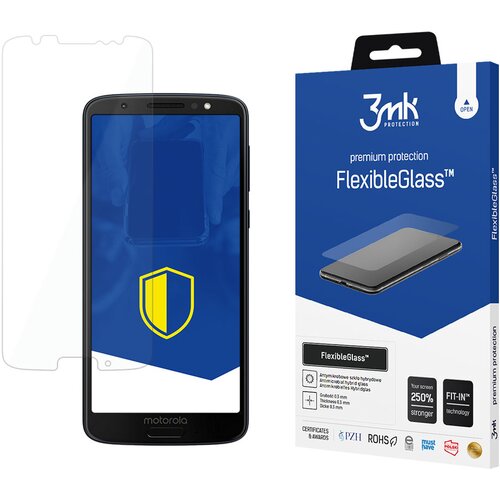 3mk MOTOROLA MOTO G6 - FLEXIBLEGLASS, (22001894) Slike
