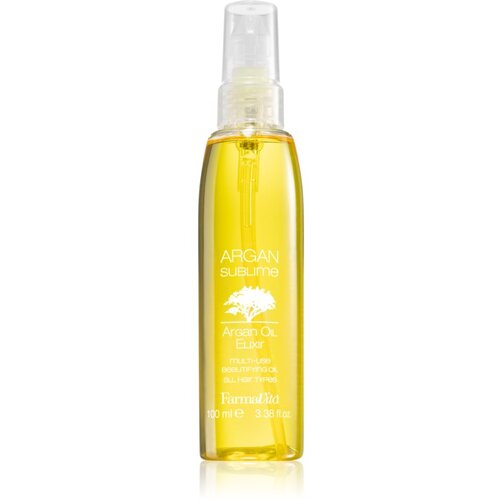 FarmaVita Argan Sublime oljast eliksir za sijoče in zglajene lase 100 ml Cene