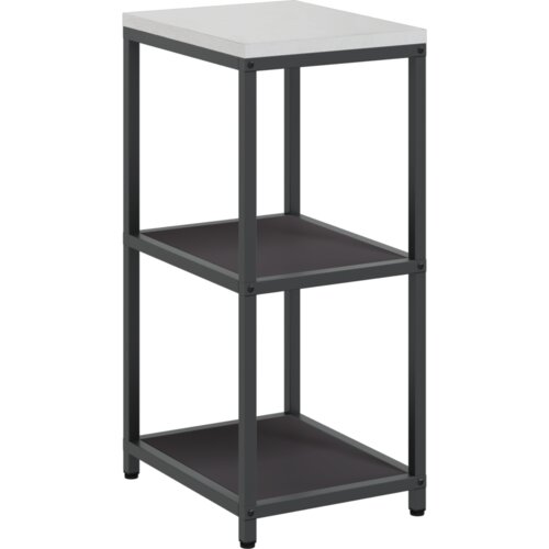 VidaXL polica za skladi&amp;scaron;tenje hrane crna 60 x 50 x 92 cm čelik Slike