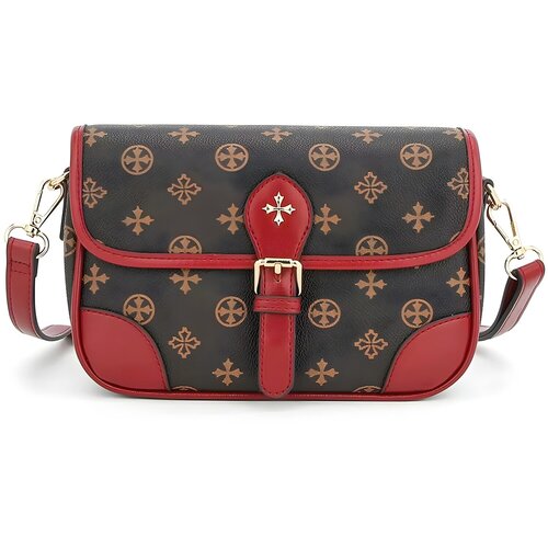  Torba Baellerry RE-36106 - Temno rjava / Rdeča KP36106 Cene
